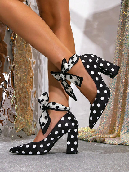Polka heels